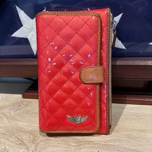 Red Consuela wallet